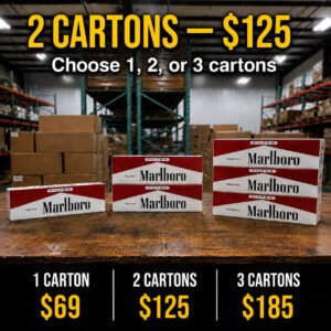【Limited-time offer!】Marlboro Reds, 2-Cartons