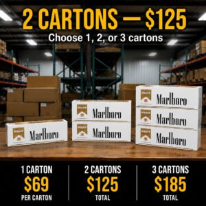 [Limited-Time Offer!] Marlboro White, 2-Cartons
